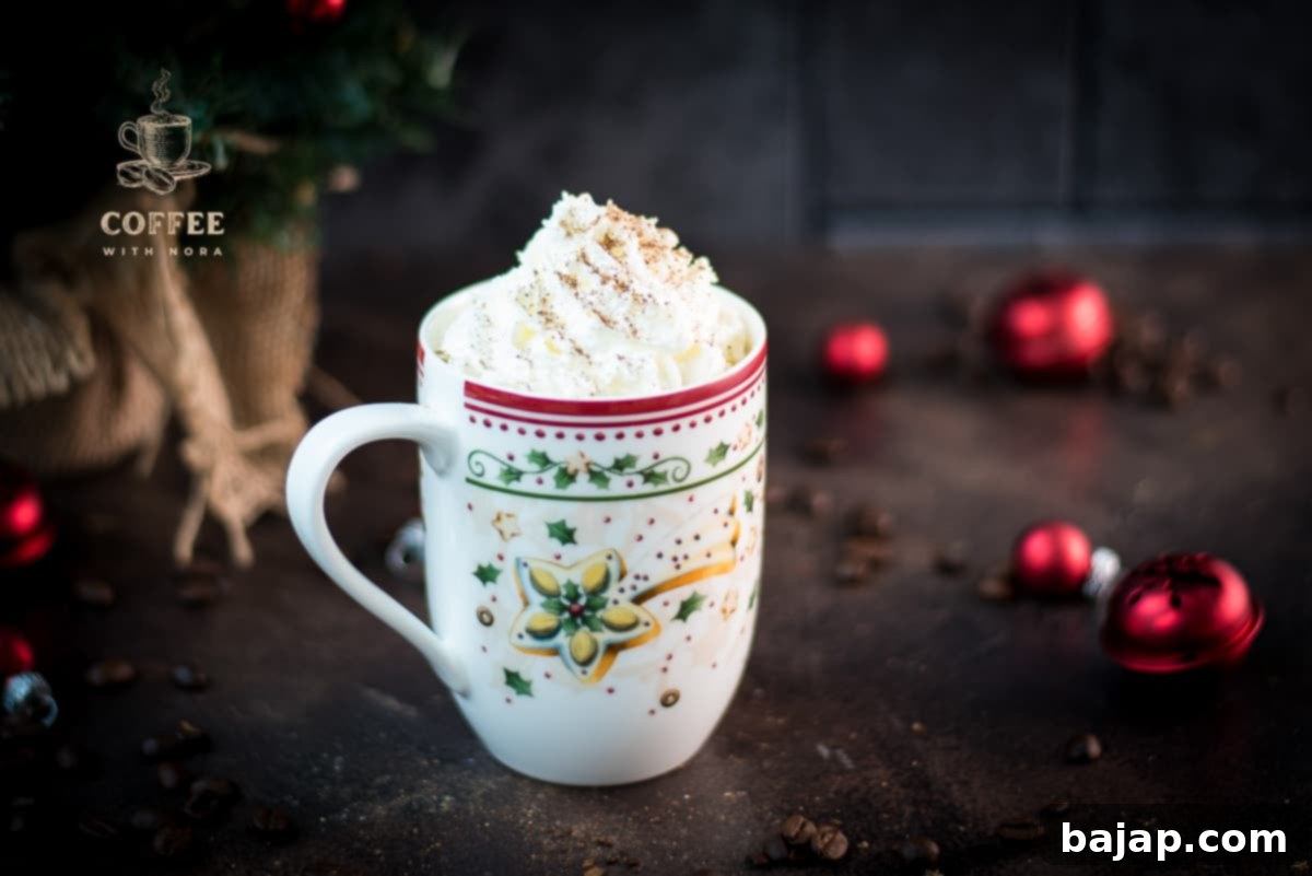 Christmassy Eggnog Latte