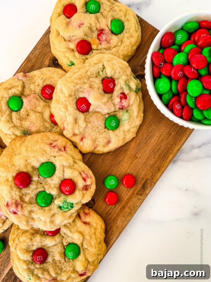 Global Holiday Cookie Tour 31 M&M Christmas Cookies