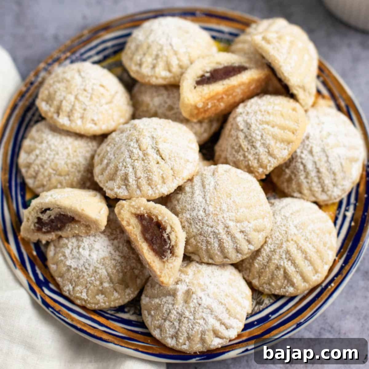 Global Holiday Cookie Tour 8 Maamoul (Date Filled Cookies)