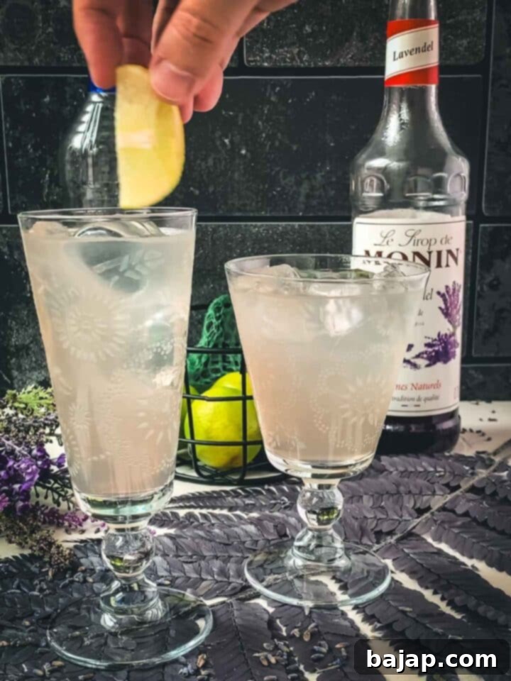 Garnish with a lime wedge.