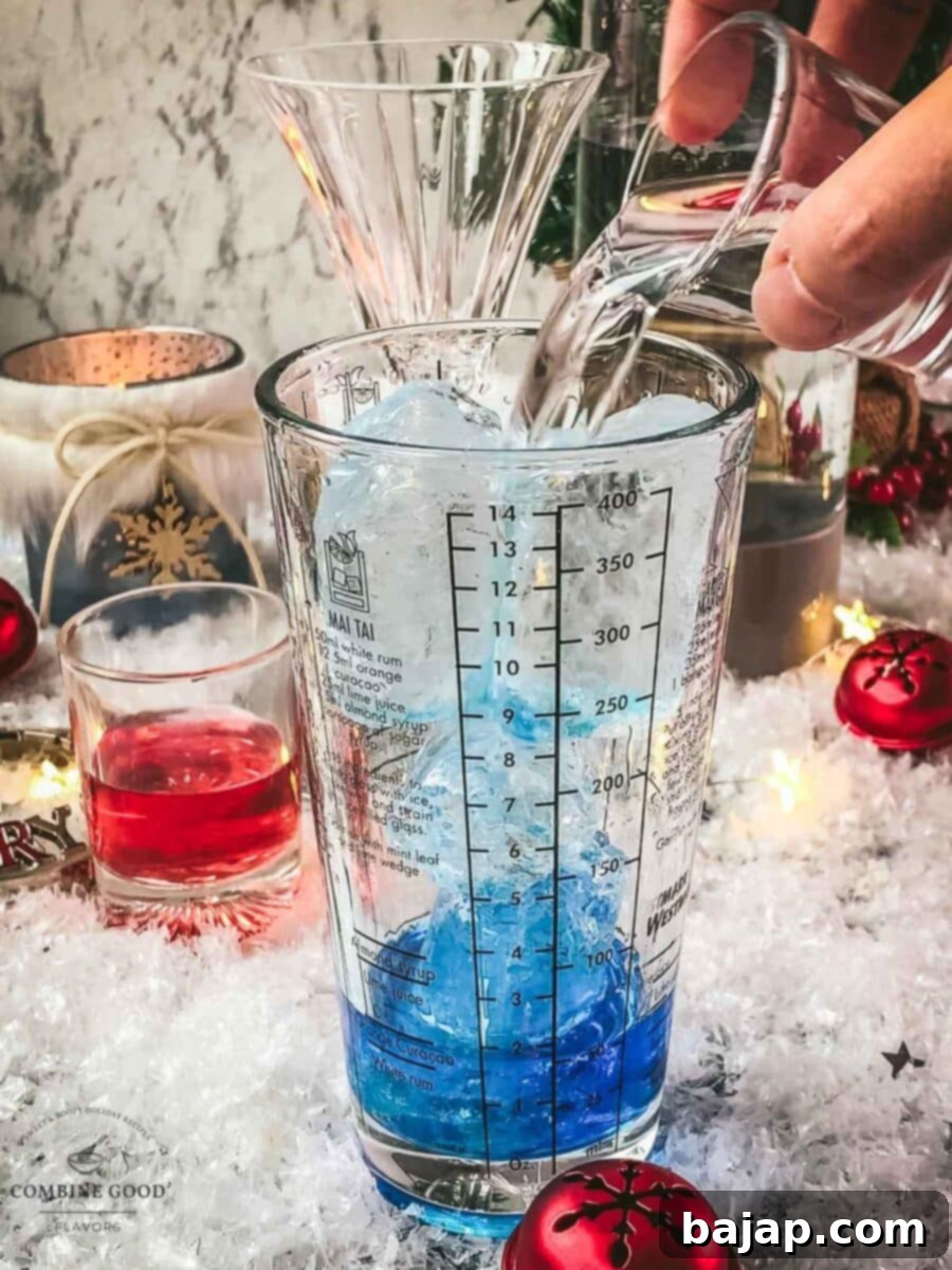 Add the vodka to your cocktail shaker.
