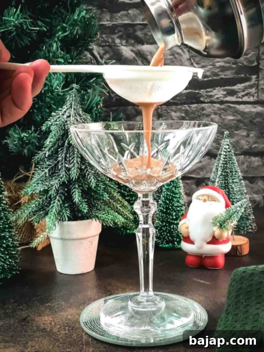 Fine strain into a chilled cocktail glass.