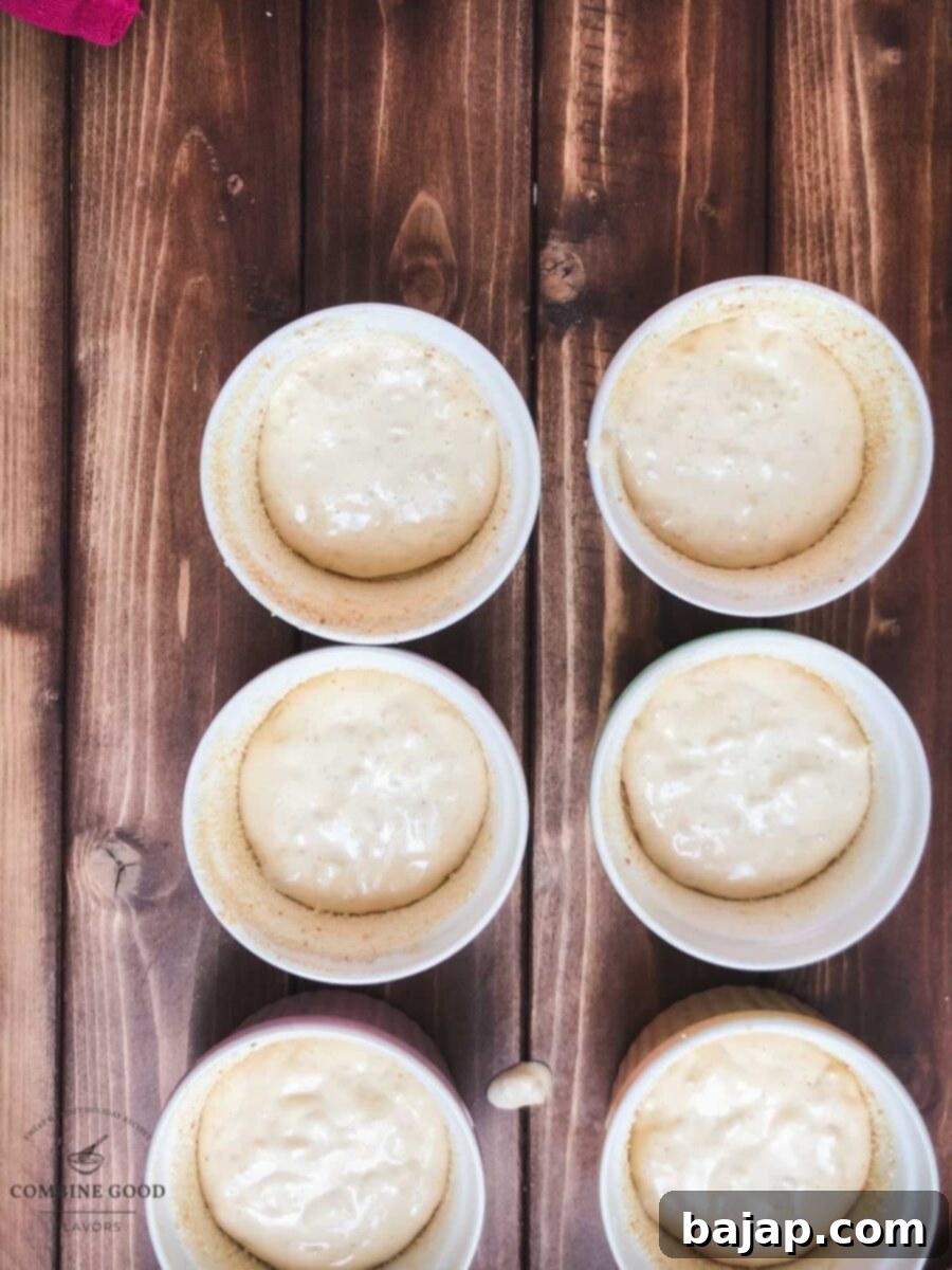 Creamy Baked Rice Pudding 10 Layer the rice mixtures alternately into the prepared ramekins, creating a marbled effect.