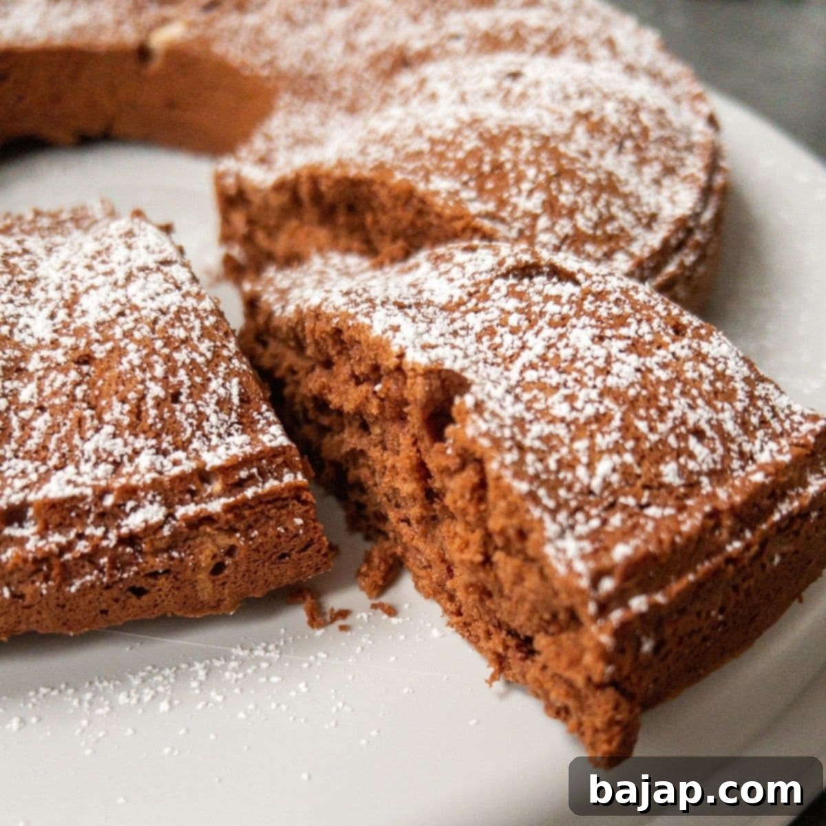 chocolate cake slice