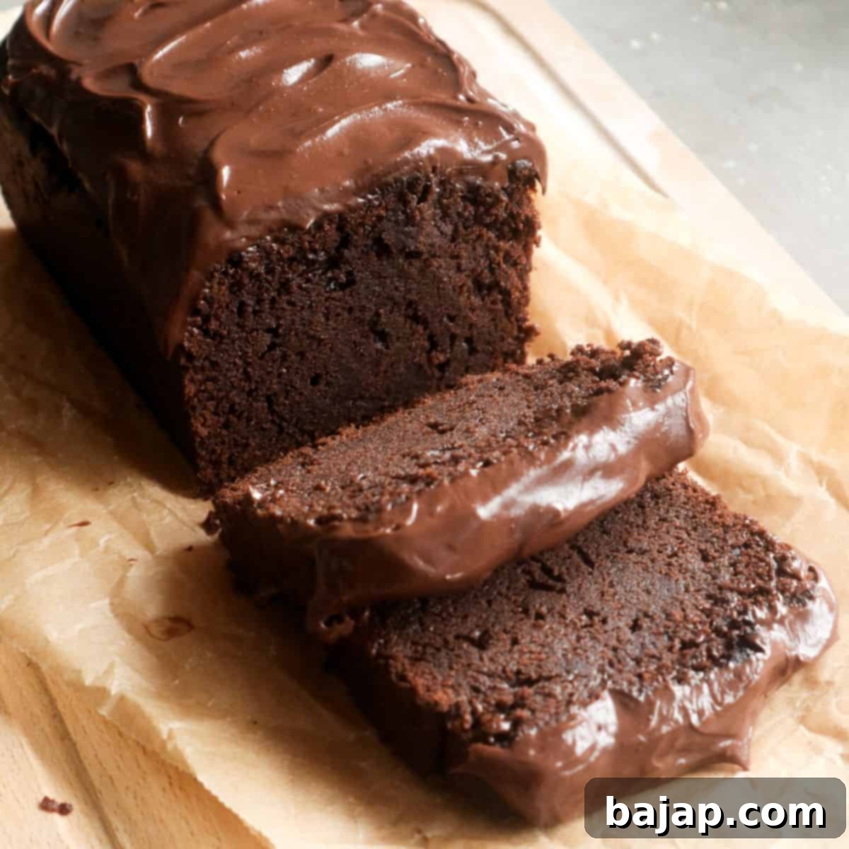 A delicious Chocolate Sour Cream Pound Cake, moist and rich.