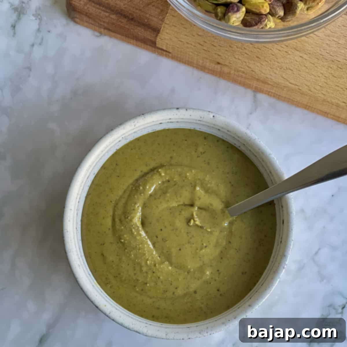 Creamy, rich, homemade pistachio paste made with just one ingredient.