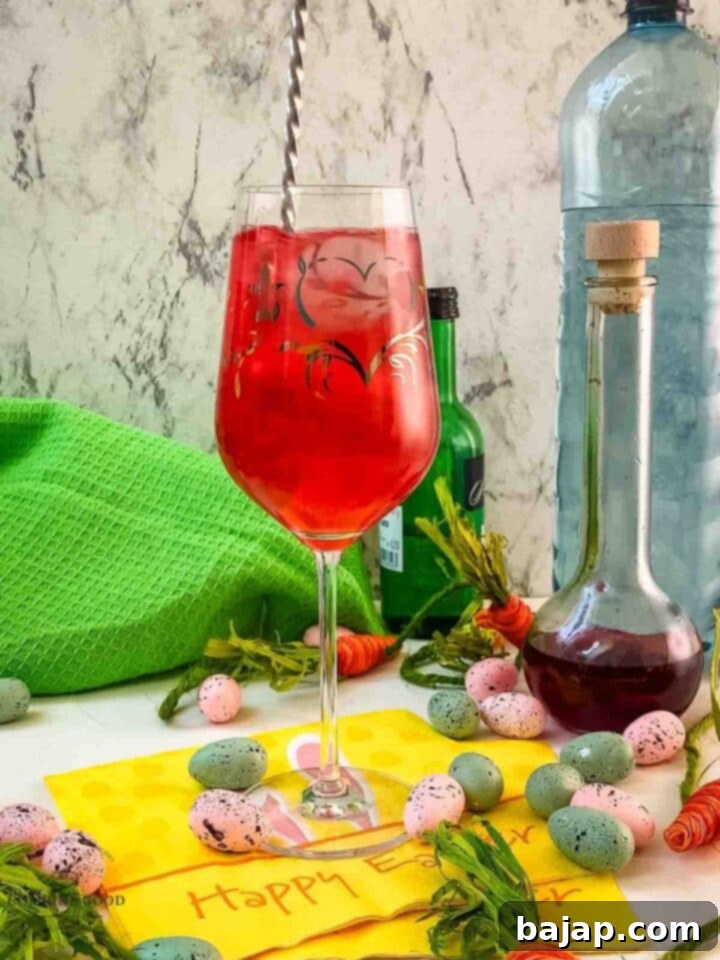 Give the drink a good stir, using a bar spoon.