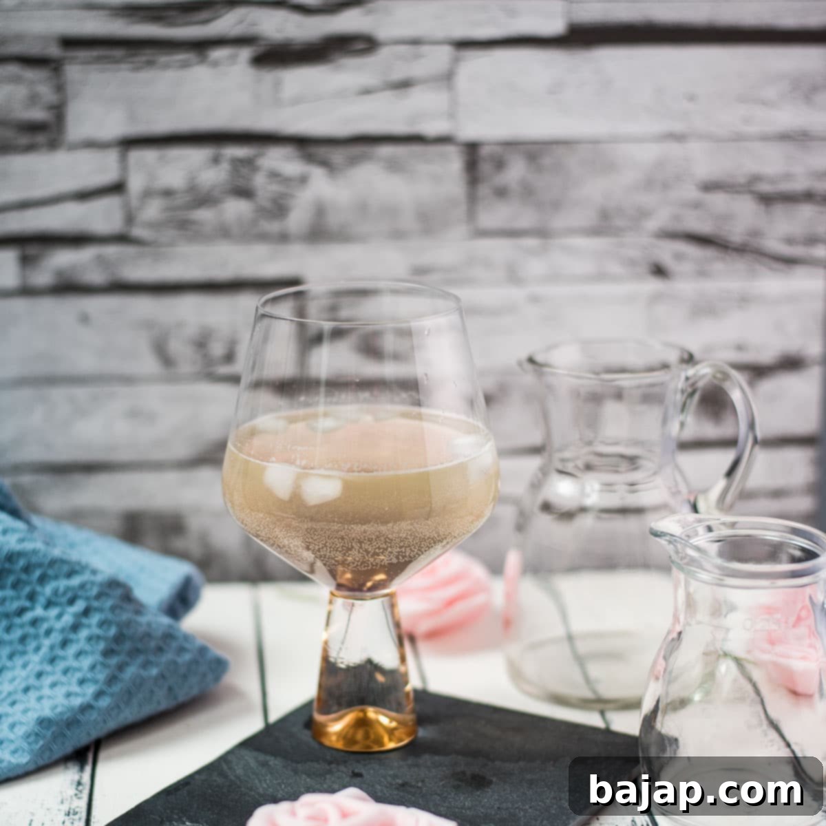 Refreshing lavender spritz with gorgeous color.