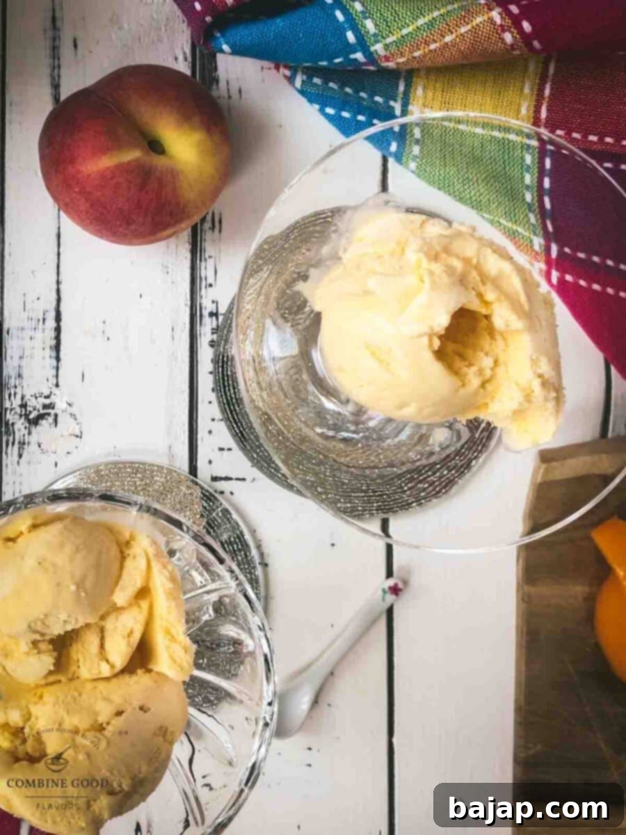 Add vanilla ice cream to the cocktail glass.