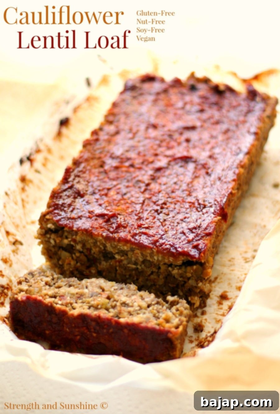 Cauliflower-Lentil-Loaf