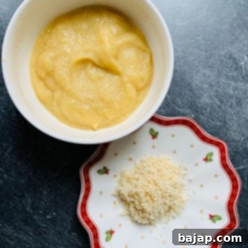 Homemade apple horseradish sauce is the perfect combination of spiciness and sweetness. Both flavors are well-balanced and do not overpower the taste of the meat.