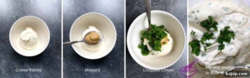 Whip Up Delicious Homemade Chive Sauce in 5 Minutes 3 Process shots of making chive sauce