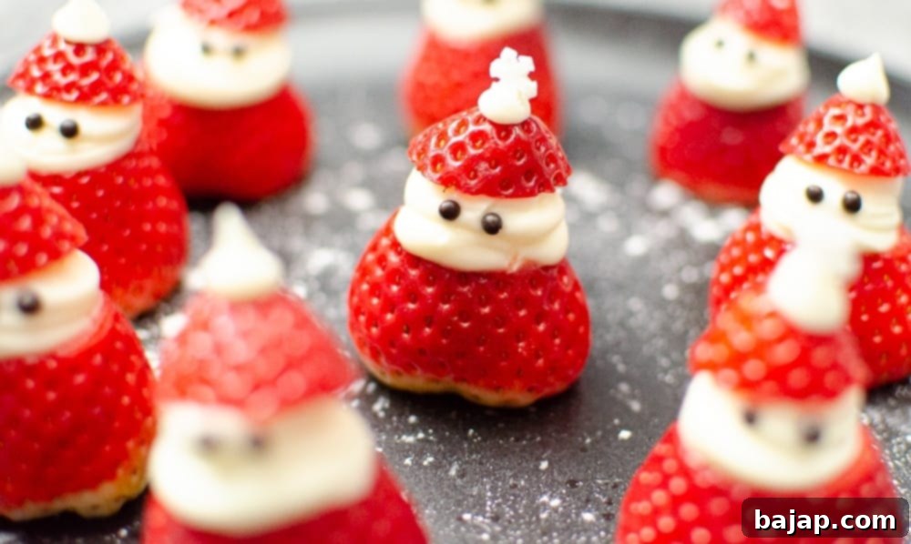 Delicious Strawberry Santas