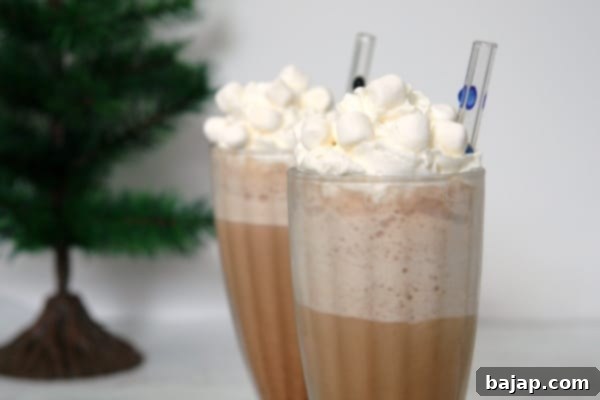 Cooling Frozen Hot Chocolate Frappe