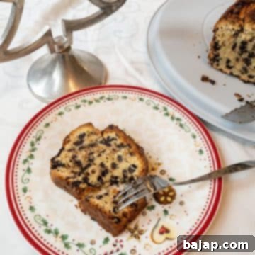 delicious chocolate chip ricotta loaf cake