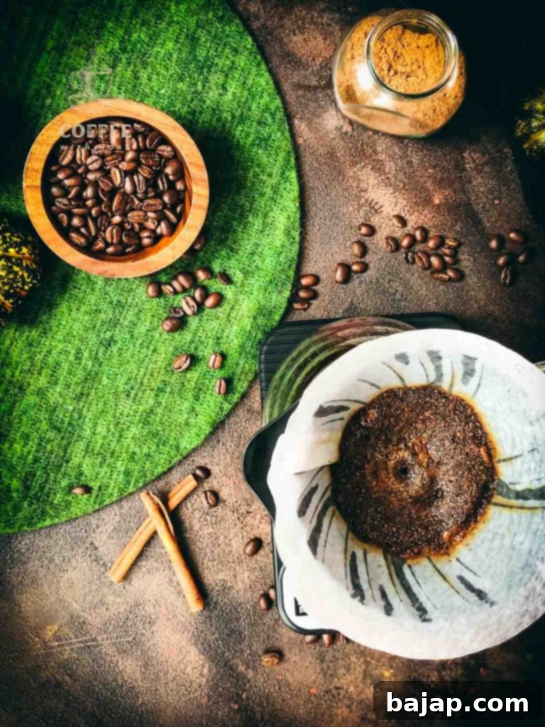 Pumpkin Spice Coffee: Double the Deliciousness 7 Let the coffee bloom.