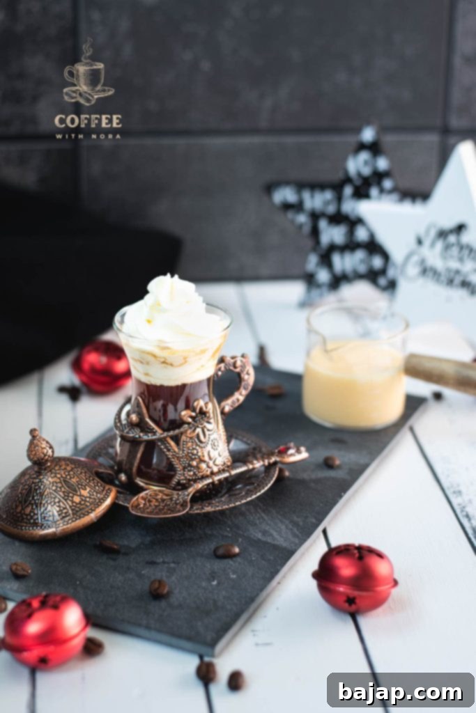 Festive Eggnog Cloud Cream 10 Eggnog whipped cream on coffee