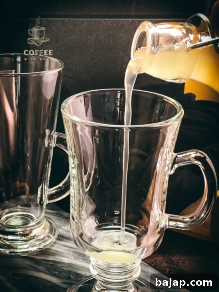 Ginger Coffee: A Zesty Brew for Immunity 2 Add the lemon ginger syrup to the serving glasses.